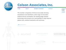 Tablet Screenshot of colsonassociates.com